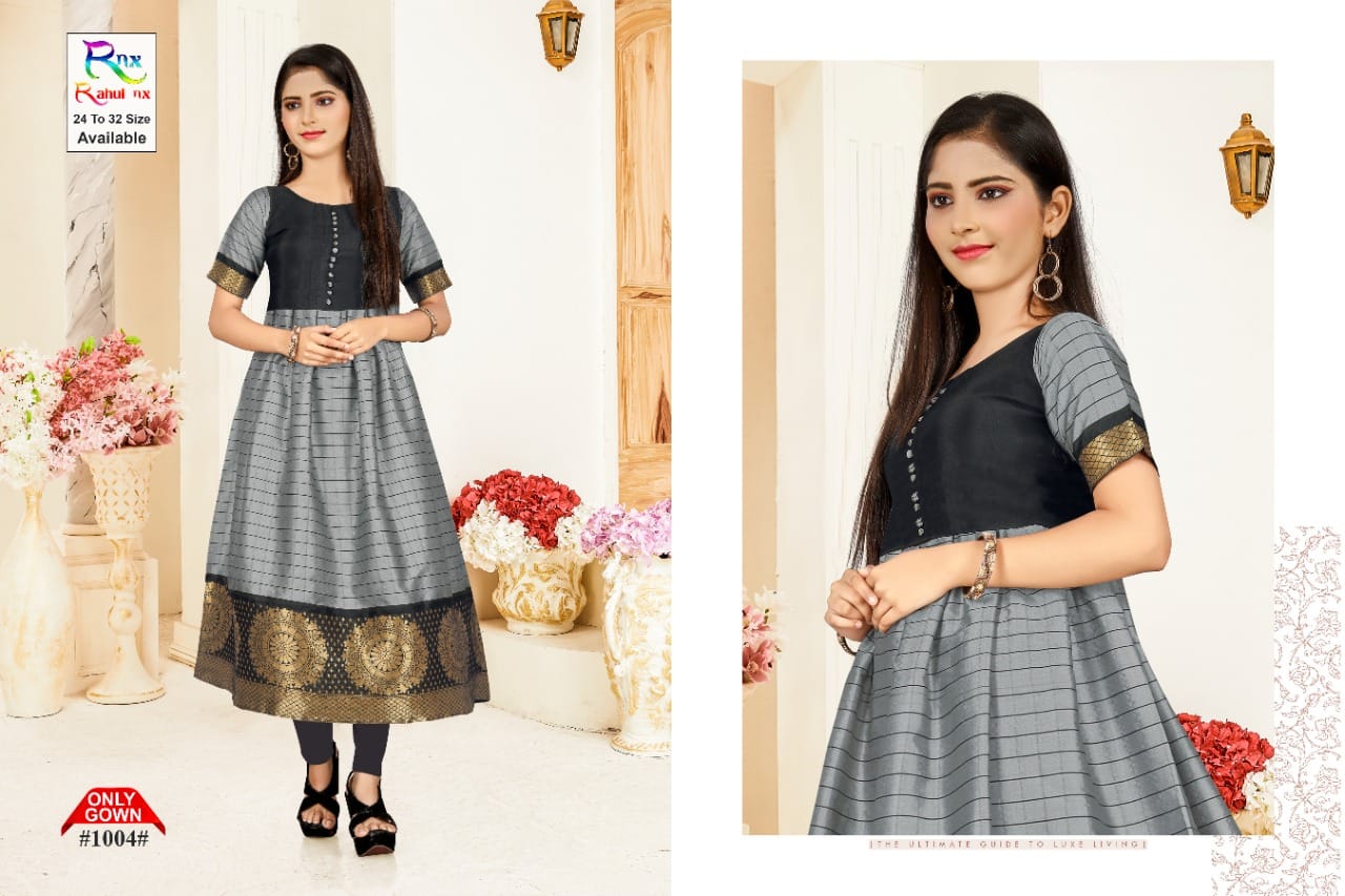Rnx Kids Ethnic Wear Anarkali Long Kurti Latest Designer Collection